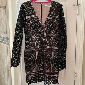 DO+BE Black Lace Dress